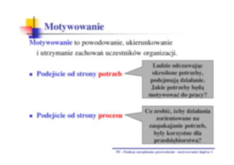 Przewodzenie Motywowanie Opracowanie Notatek Pl