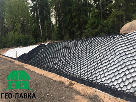 Георешетка для укрепления склонов: широкий ассортимент, низкая цена за м2