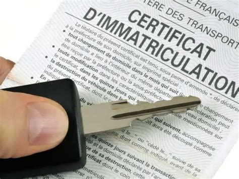 Comment Obtenir Un Duplicata De Certificat D Immatriculation Actu