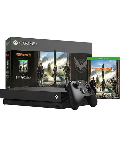 Xbox Microsoft One X Tom Clancy S The Division 2 Bundle 1tb And Reviews Home Macy S