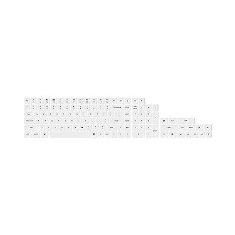 Buy Keychron Low Profile Double Shot Pbt Keycap Set White