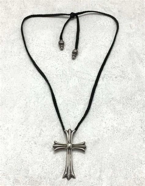 Chrome Hearts Chrome Hearts Large Cross Pendant With Gem