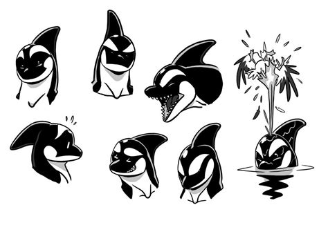 Orca - Expressions by Transient001 on DeviantArt