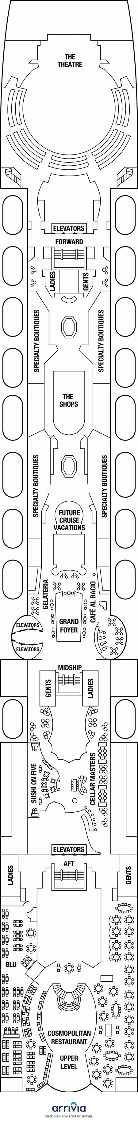 Deck 5 On Celebrity Summit Celebrity Summit Deck 5 On
