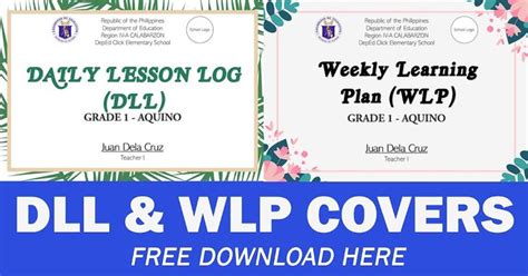 Dll Wlp Covers Free Download Editable Deped Click Teacher Forms