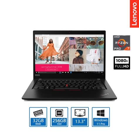 Lenovo ThinkPad X13 20UGS48405 Laptop AMD Ryzen 7 PRO 13.3" FHD IPS ...