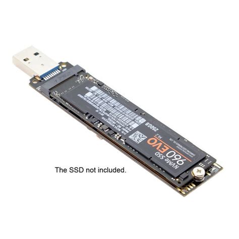 Adaptateur SSD M 2 NVME Adaptateur M 2 NVME SSD Vers USB 3 1 Carte