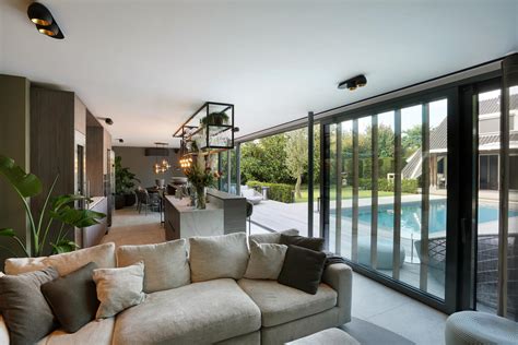 Luxe Poolhouse Met Zwembad Particuliere Woningbouw Projecten