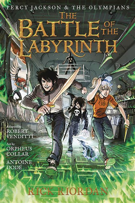 Percy Jackson And Olympians Graphic Novel Volume 4 Battle Of Labyrinth