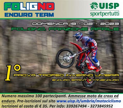 UISP Umbria 1 Prova Trofeo Inverno Enduro 2023