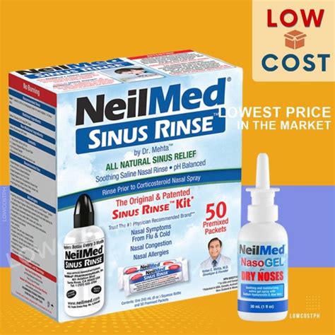 Low Cost Ph Neilmed The Original Patented Sinus Rinse Kit Premixed