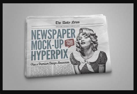 25 Newspaper Mockup Templates Free Pro Web Design Hawks