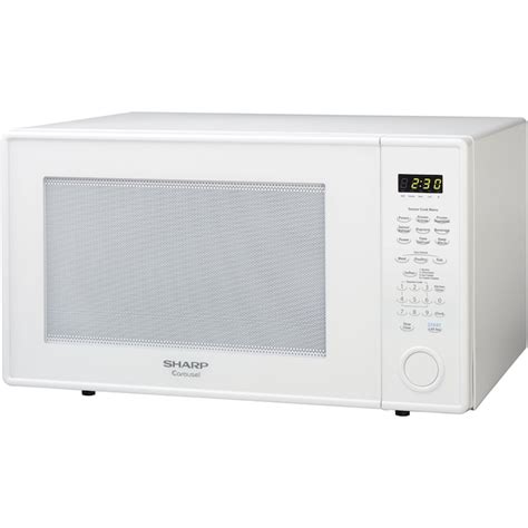 Sharp Carousel 22 Cu Ft 1200 Watt Countertop Microwave White In The