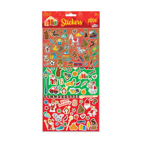 Stickerset Sinterklaas Stickers Toptraktaties Nl