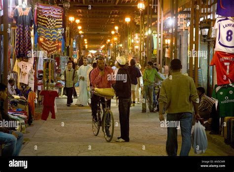 The Souk at night in Luxor Egypt Stock Photo - Alamy