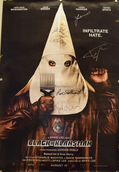 Black K Klansman – Signed Autographed Movie Posters