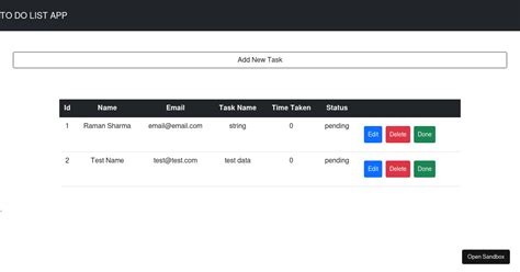 To Do List Codesandbox