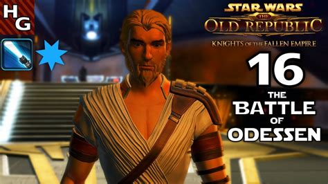 Swtor Kotfe Ch16 The Battle Of Odessen Jedi Knight Ls Male Youtube