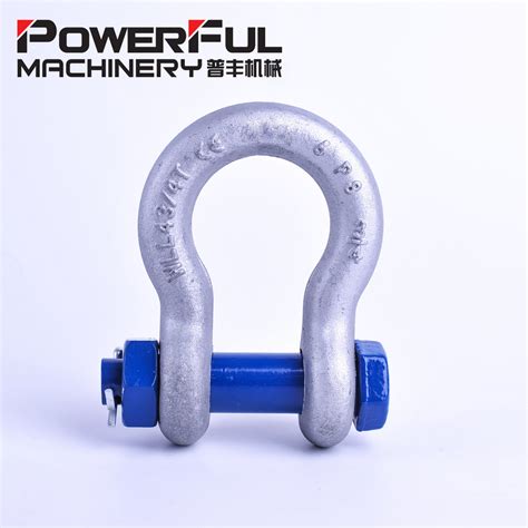 Us Type G2130 Drop Forged Bow Anchor Shackle With Safety Bolt China G