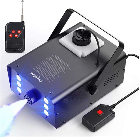 Fog Machine Theefun 900w Smoke Machine With 4000cfm Fog 6 Stage Led