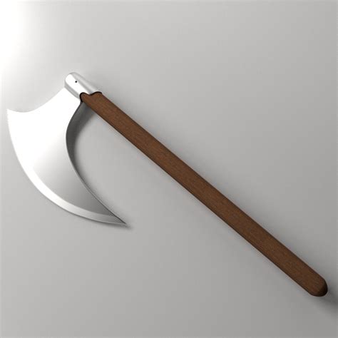 Sickle Axe 3D Model 3DS FBX BLEND DAE | CGTrader.com