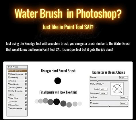 Helpyoudraw Water Brush Like Paint Tool Sai In I Draw Sometimes