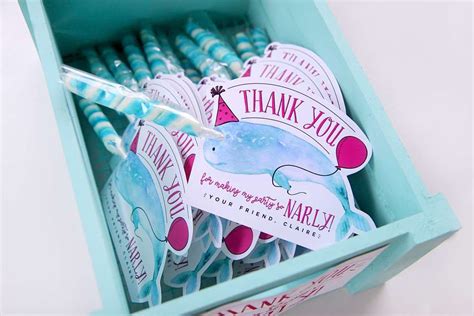 Lets Party Like Narwhals Party Favor Tags Party