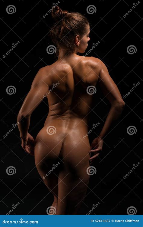 Brunette Stock Image Image Of Brown Beauty Naked Back 52418687