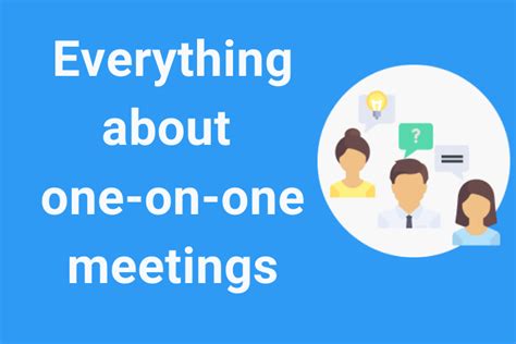 One On One Meetings With Students