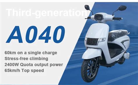 Ckd Skd 12 Inch 2 Seat Electric Moped 1100w 1300w 65km H Speed