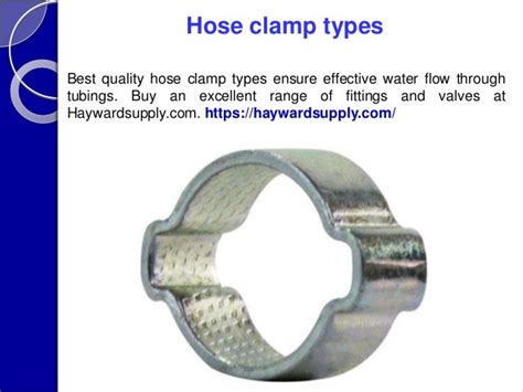 Hose clamp types