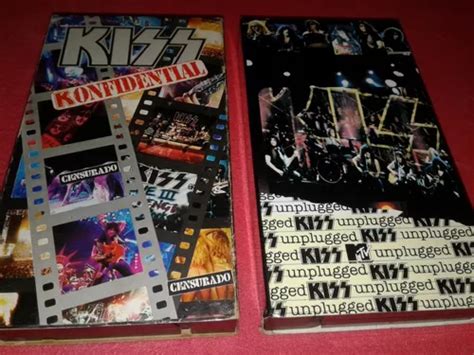 Vhs Kiss Konfidential Unplugged Fita Original Kit 2 Vhs MercadoLivre