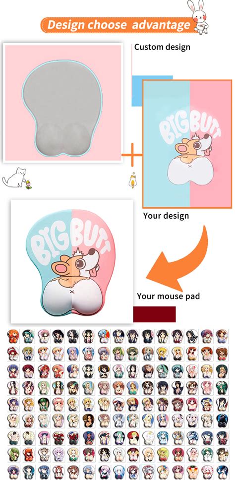 Buy China Wholesale Sexy Boob Mouse Pad Wrist Rest Mouse Pad Cartoon