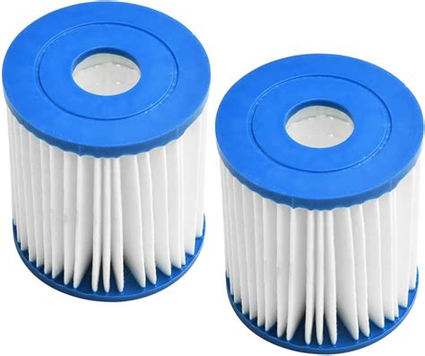 Intex 29011E Type S1 PureSpa Easy Set Filters For Pool Spa Hot Tub Bath Blue And White Pack