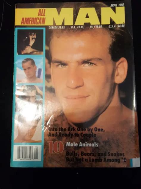 ALL AMERICAN MAN Vintage Gay Interest Magazine Issue April 1990 9 99