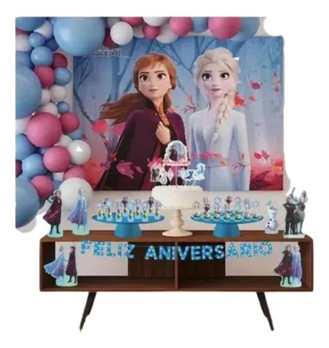 Festa Surpresa Pronta Frozen F Cil De Montar Kit Decorativo Frete Gr Tis