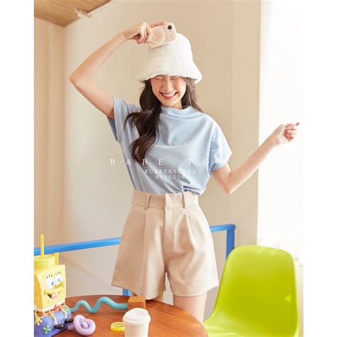 Babe top เสอคอปนoversizeอานกอนกดสงซอ Shopee Thailand