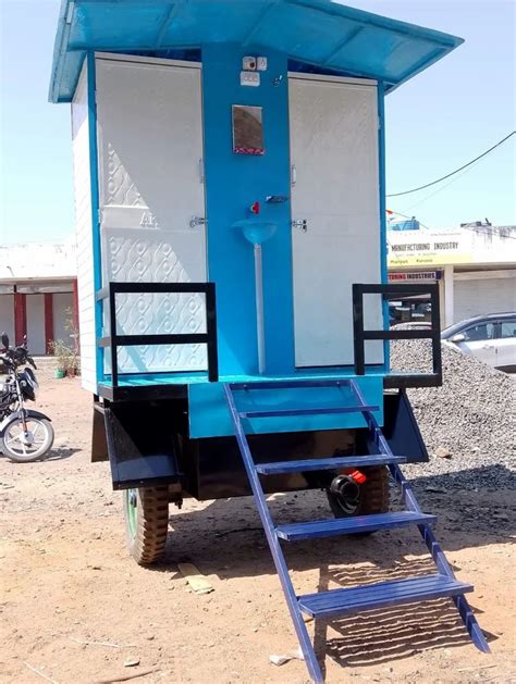 Frp Two Seater Mobile Toilet Size 4 X 4 X 8 6 Feet At Rs 150000 In Bhopal