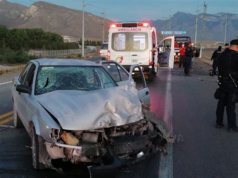 Ebrio Conductor Provoca Aparatoso Accidente En Carretera Saltillo Monclova