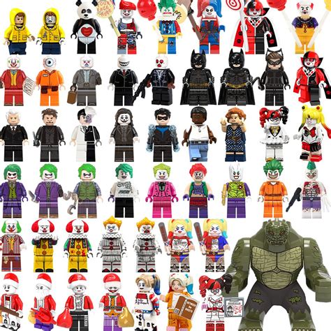 Pcs Killer Croc Batman Joker Harley Quinn Minifigures Lego Compatible