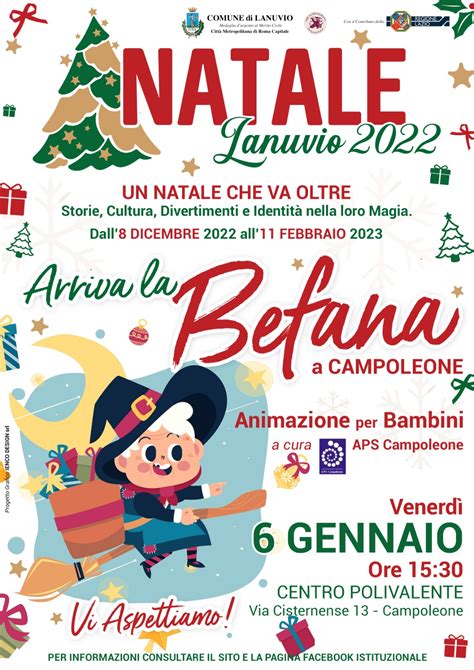 Lanuvio Lanuvio Si Prepara Ad Accogliere La Befana Info Il