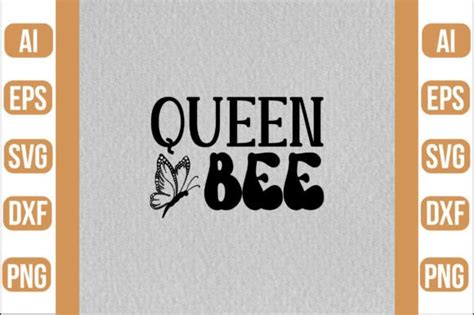 Queen Bee Svg Graphic By Crafty Bundle · Creative Fabrica