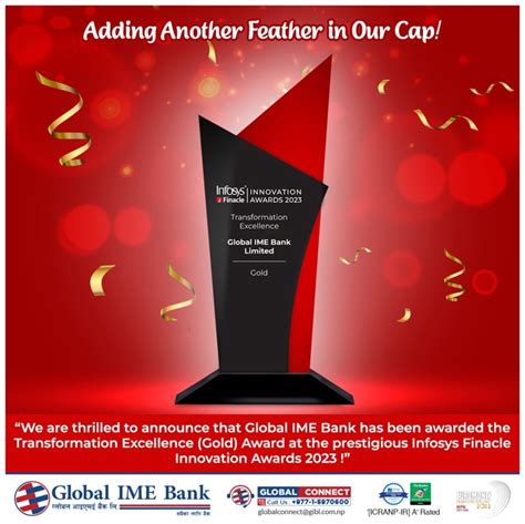 Global Ime Bank Receives Infosys Finacle Award For Its Successful