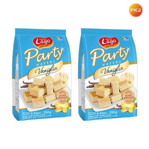 Lago Party Wafers Vanilla 500g Pack Of 2 JioMart