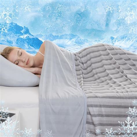 Auemtyn Cooling Blanket King Size Cool Blanket For Hot Sleepers Arc