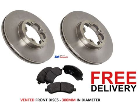 For Ford Transit Tdci Rwd Front Brake Pads Discs Set