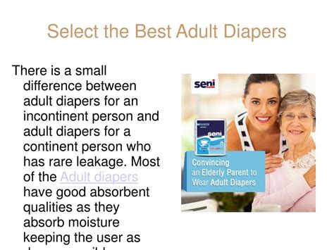 Ppt Understanding How To Select The Best Adult Diapers Powerpoint