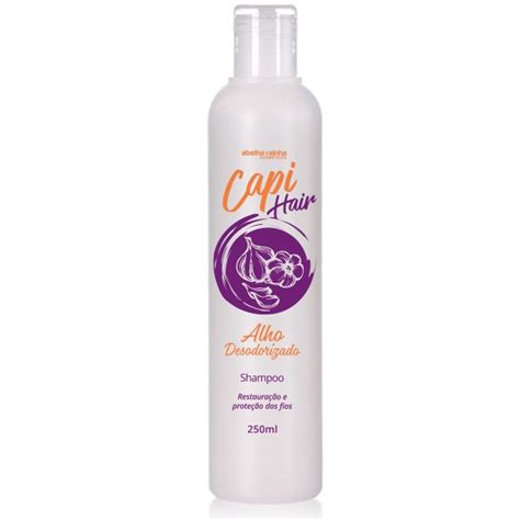 Capi Hair Shampoo Alho Desodorizado 250ml 1252 No Shoptime