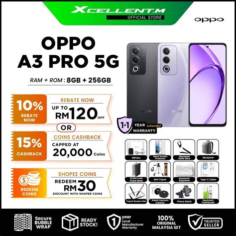 Oppo A Pro G Gb Ram Gb Rom Original Oppo Malaysia Shopee