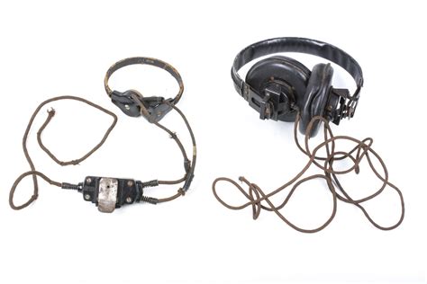 Complete Panzer Model B Headset With Throat Microphone Fjm44